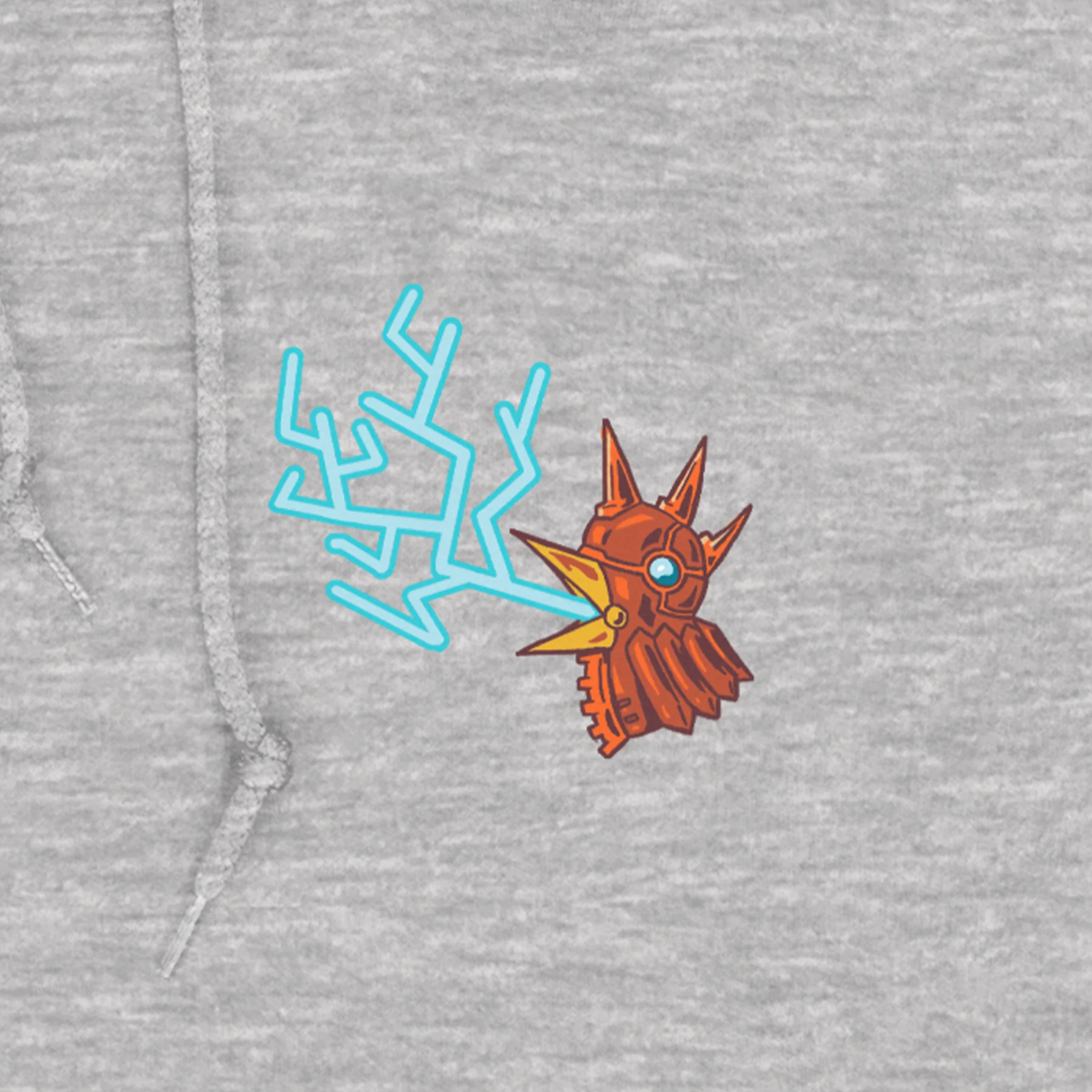Clock-atrice Hoodie (Gray) - Image 6