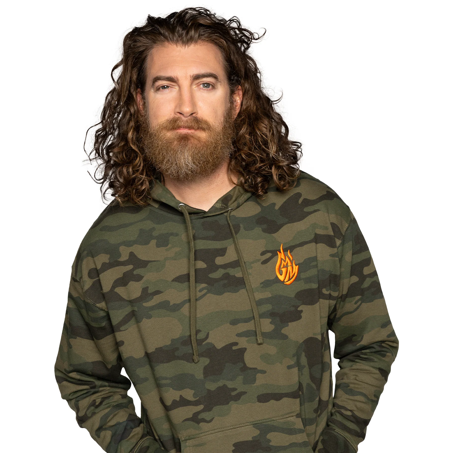 GMM Embroidered Camo Hoodie - Image 2
