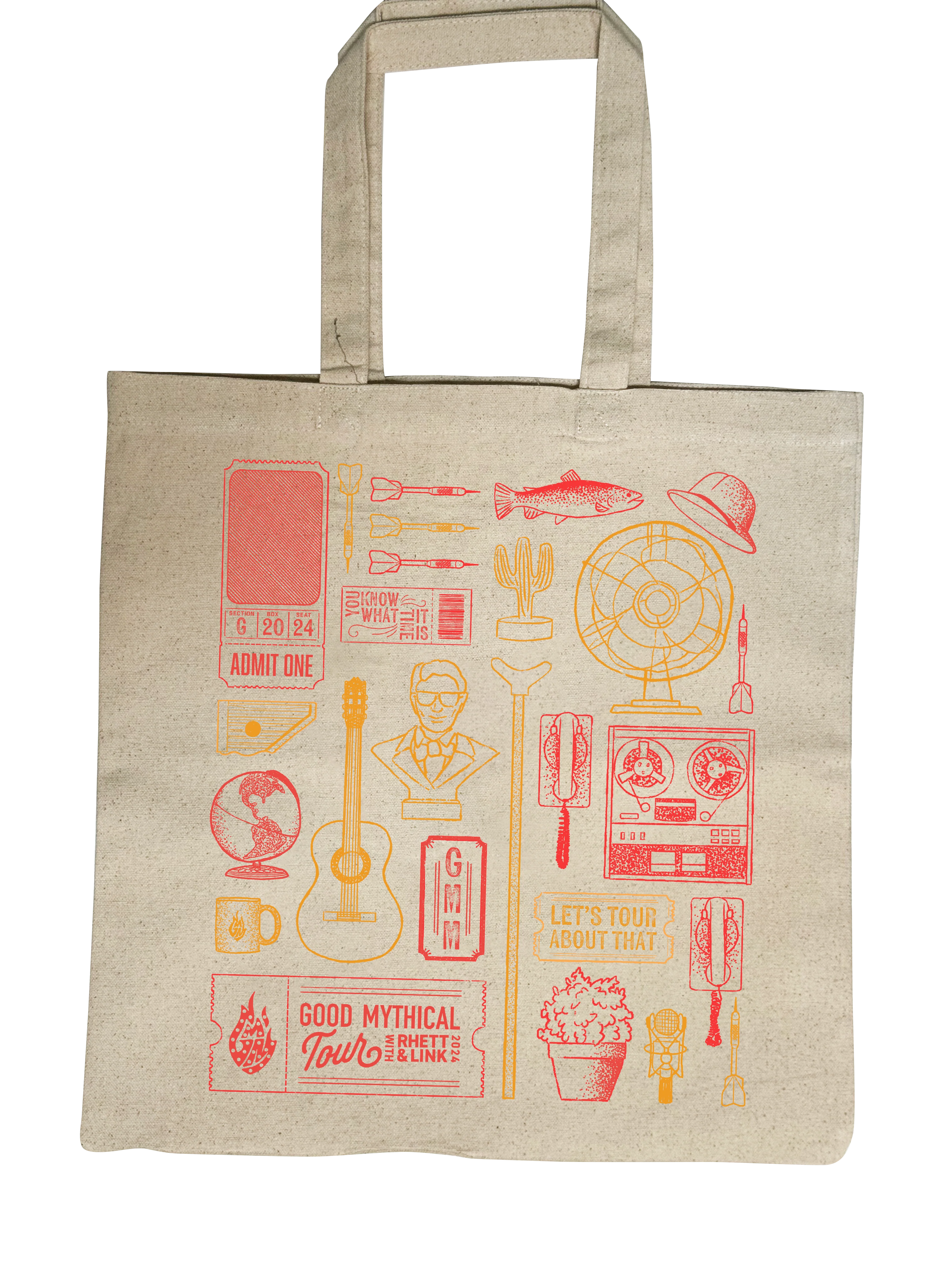 Tour Collage Tote Bag